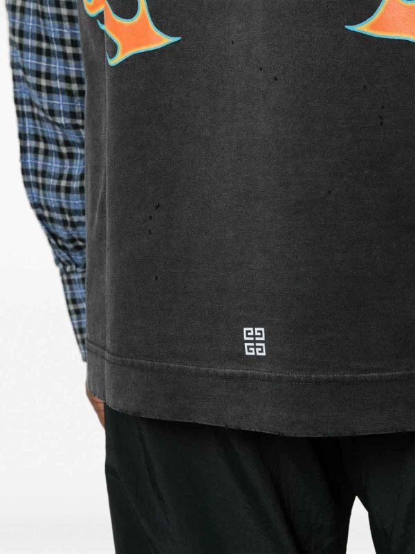 GIVENCHY: T-shirts online - T-Shirt - Schwarz