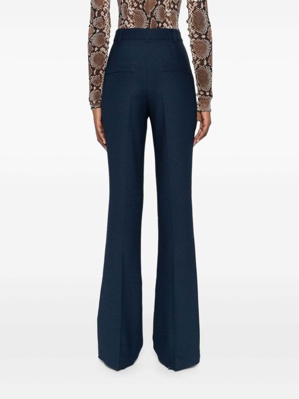 HEBE STUDIO: casual trousers online - Georgia Cady Flared Trousers