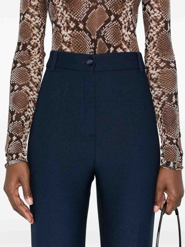 The Best Shops HEBE STUDIO: casual trousers - Georgia Cady Flared Trousers