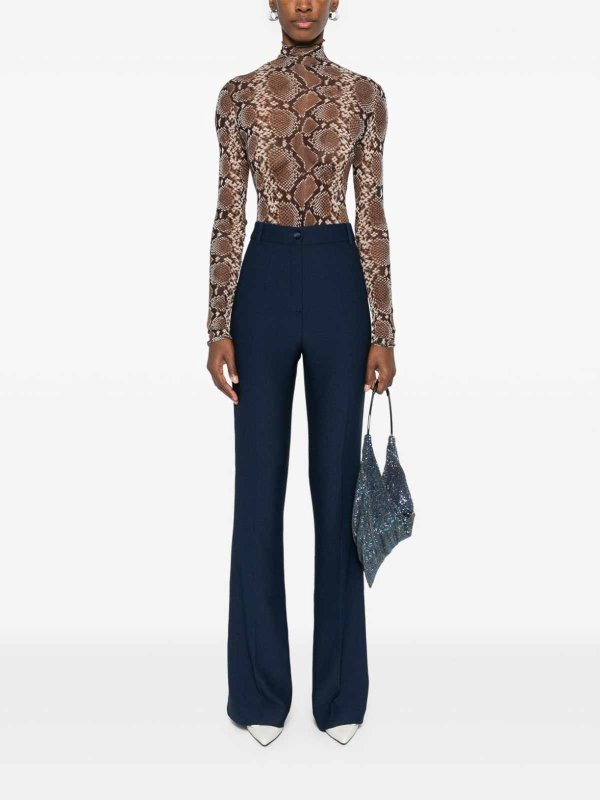 HEBE STUDIO buy online Georgia Cady Flared Trousers