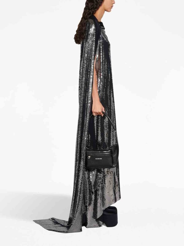 Metallic Effect Midi Dress shop online: BALENCIAGA