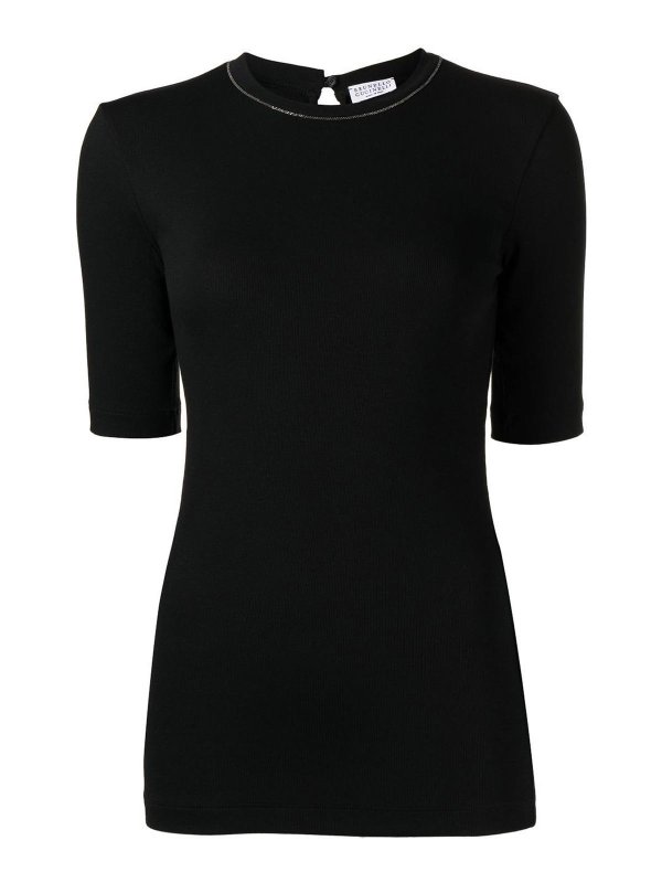 BRUNELLO CUCINELLI: Camisetas - Camiseta - Negro