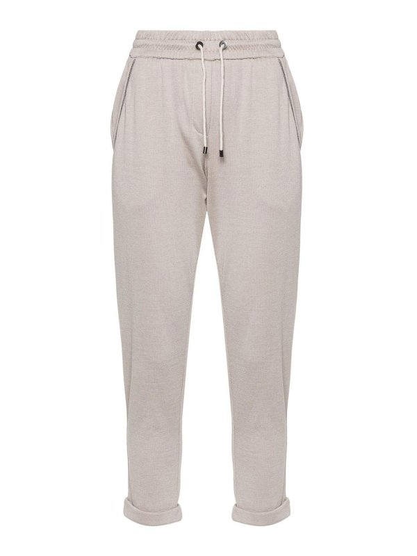 BRUNELLO CUCINELLI: Traininghosen - Traininghose - Beige