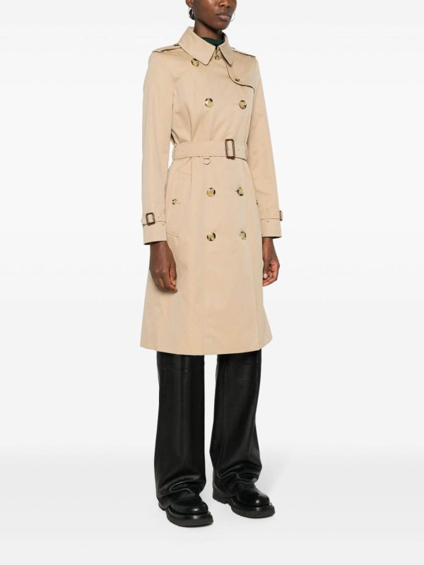 BURBERRY: trench coats online - Chelsea Cotton Trench Coat