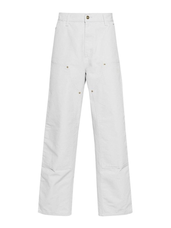 CARHARTT: Pantalons casual - Pantalons Décontractés - Gris