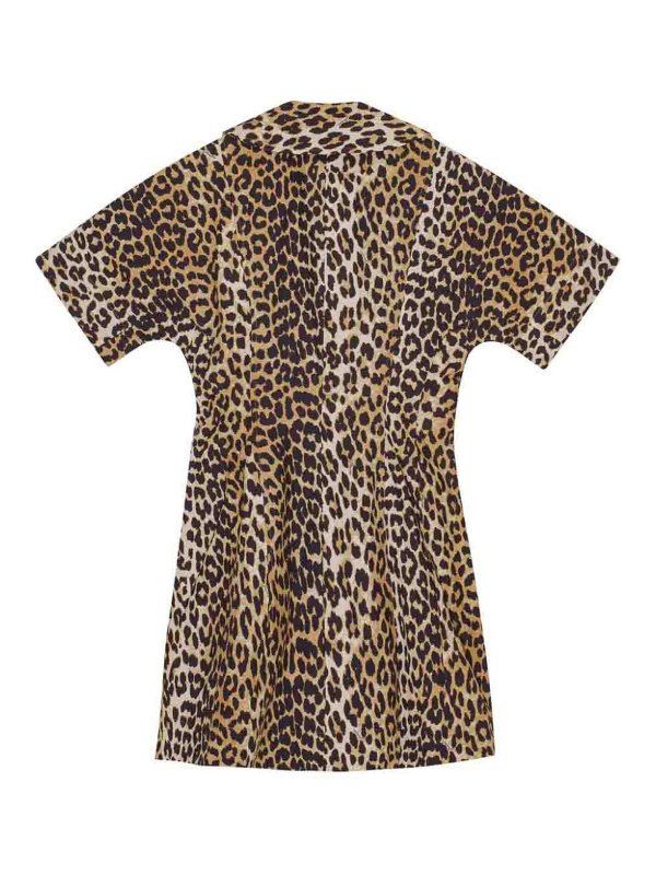 The Best Shops GANNI: Robe Courte - Marron