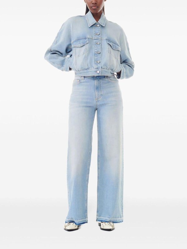 Denim Bomber Jacket shop online: GANNI