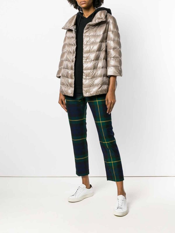 HERNO: padded jackets online - Aminta Short Down Jacket
