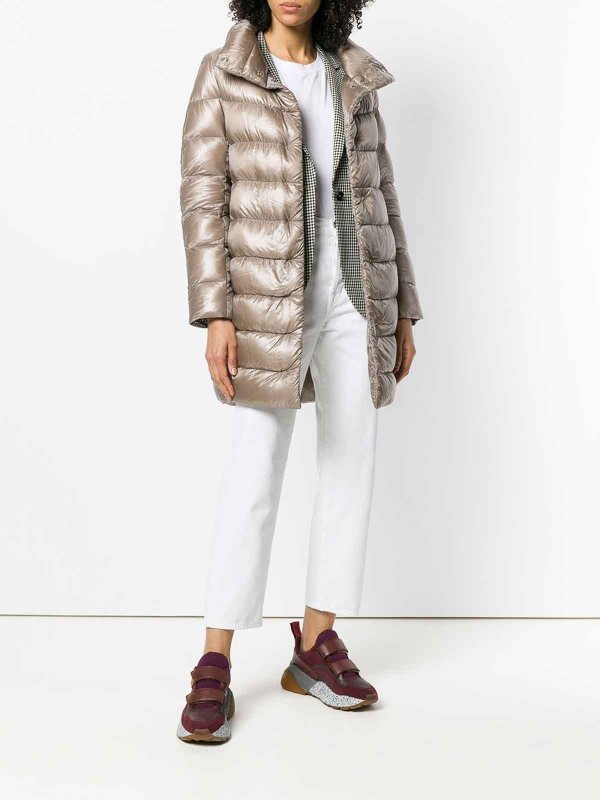 HERNO: padded jackets online - Dora Midi Down Jacket