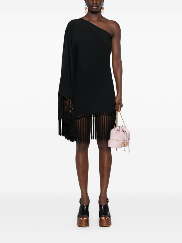 The Best Shops TALLER MARMO: short dresses - Piccolo Arno Fringed Short Dress