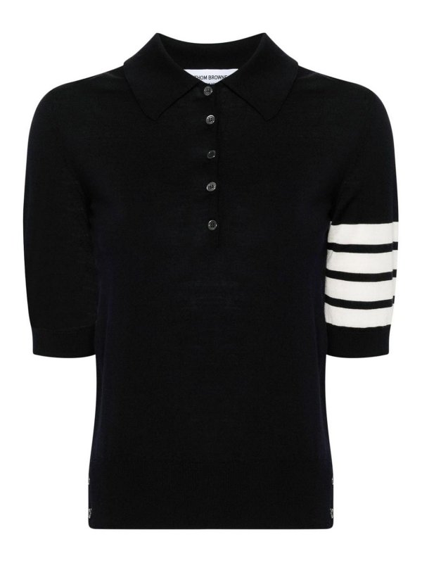 THOM BROWNE: Polos - Polo - Azul