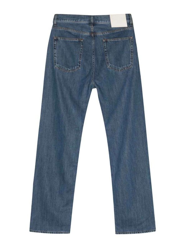 VALENTINO: straight leg jeans online - Baggy Fit Denim Jeans