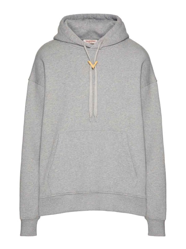 VALENTINO: Sweatshirts & Pulls - Sweat-Shirts - Gris