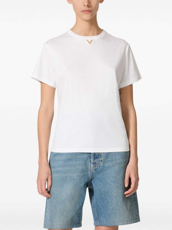 VALENTINO: Camisetas online - Camiseta - Blanco