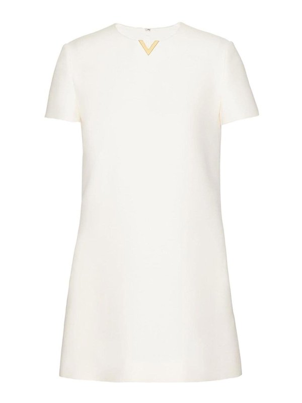 VALENTINO: Vestidos cortos - Vestido Corto - Blanco