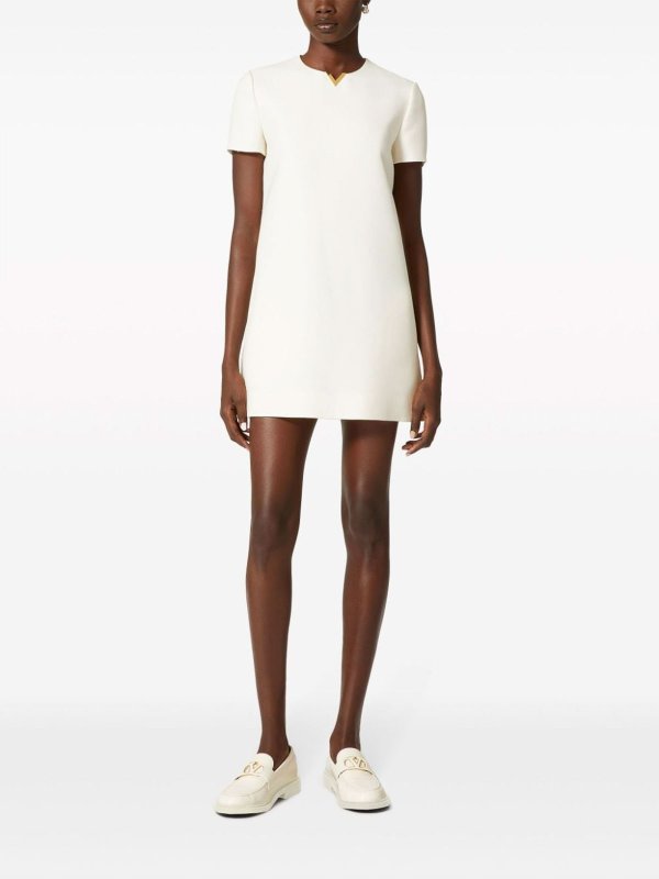 Vestido Corto - Blanco shop online: VALENTINO