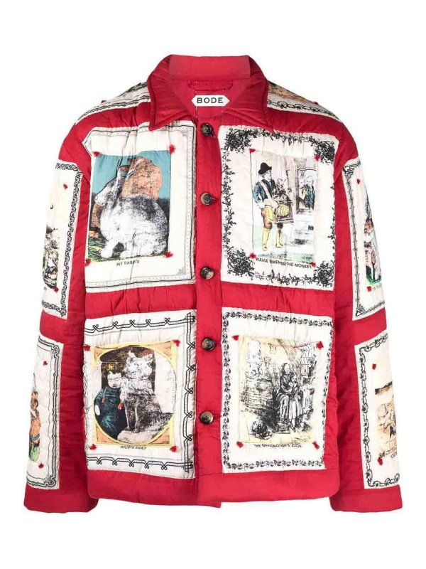 BODE: casual jackets - Quilted Cotton Jacket