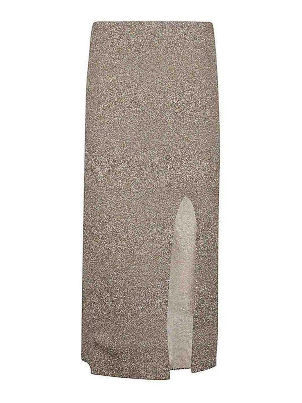 CIRCUS HOTEL: ニーレングススカート＆ミディ丈 - 膝丈/ミディスカート - 金