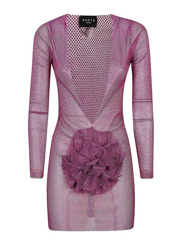 SANTA BRANDS: abiti corti - Miniabito con applicazioni floreali