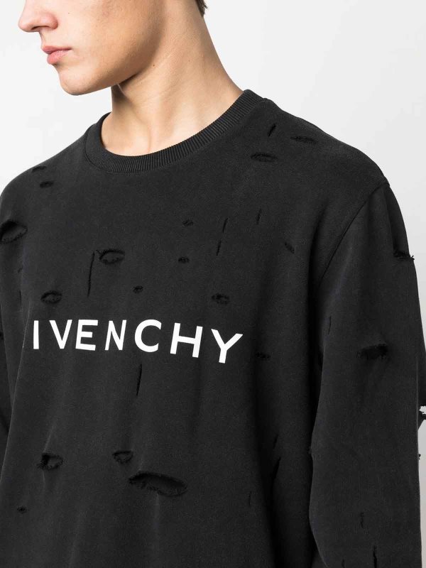 Logo Cotton Sweatshirt shop online: GIVENCHY