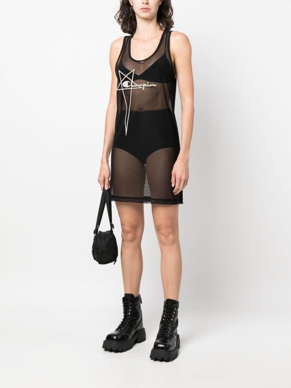 Kurzes Kleid - Schwarz shop online: RICK OWENS