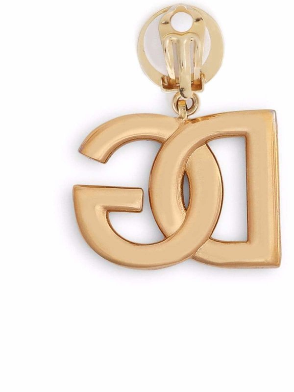 The Best Shops DOLCE & GABBANA: Orecchini - Orecchini A Clip Con Logo Dg