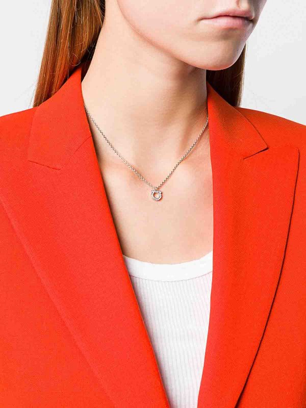 FERRAGAMO: Collar online - Collar - Plata
