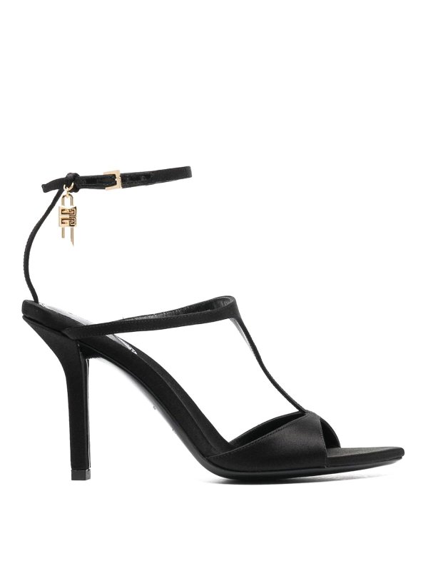 GIVENCHY: sandals - G Lock Leather Sandals