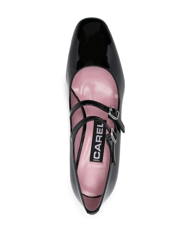 CAREL PARIS: court shoes online - Alice Patent Leather Mary Janes Pumps