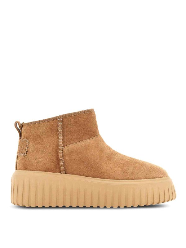 HOGAN: Bottines - Bottes - Beige