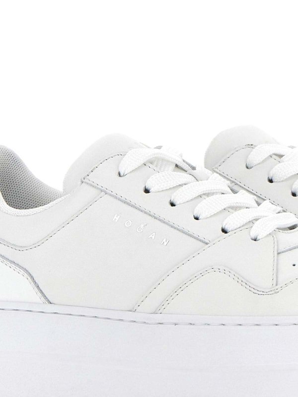 Hogan H670 Leather Sneakers - White - Women | HXW6700FK80JUS0001 Hogan H670 Leather Sneakers - White - Women | HXW6700FK80JUS0001
