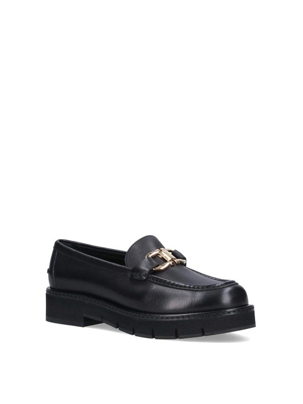 FERRAGAMO: Mokassins und Slippers online - Mokassins - Schwarz