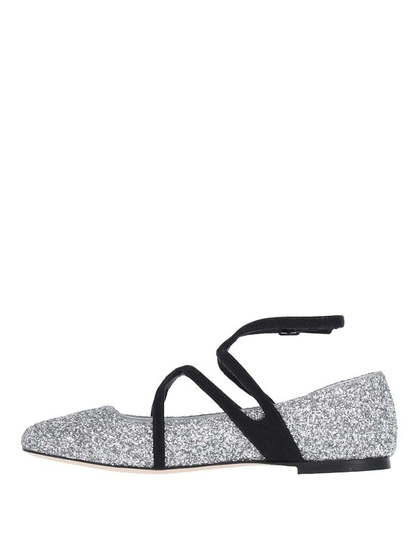 The Best Shops JIMMY CHOO: Ballerinas - Ballerinas - Silber