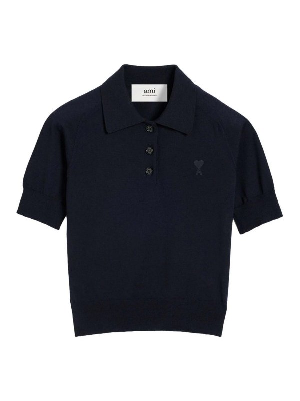 AMI PARIS: Tops und Tank Tops - Top - Blau