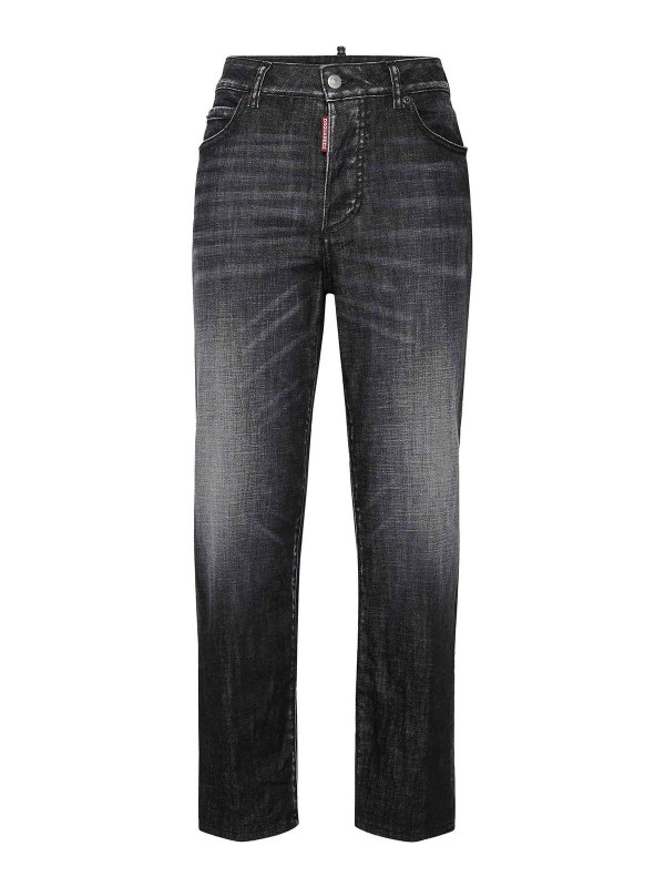 DSQUARED2: Straight Leg Jeans - Straight Leg Jeans - Schwarz
