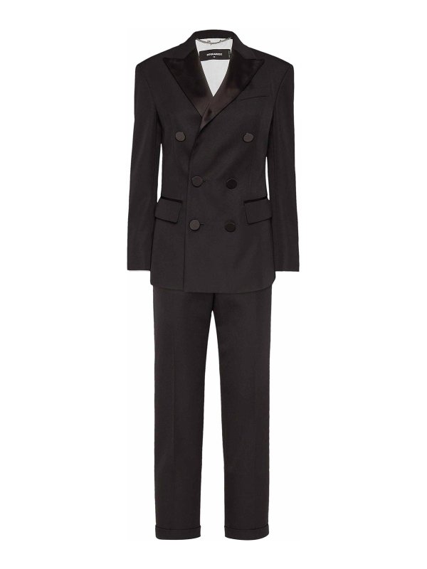 DSQUARED2: completi da cerimonia - Vestito doppiopetto Boston