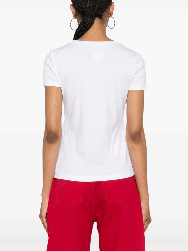 Appliqu-Logo Cotton T-Shirt shop online: DSQUARED2