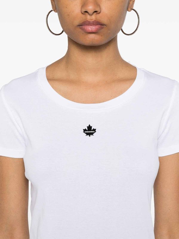 DSQUARED2 buy online Appliqu-Logo Cotton T-Shirt
