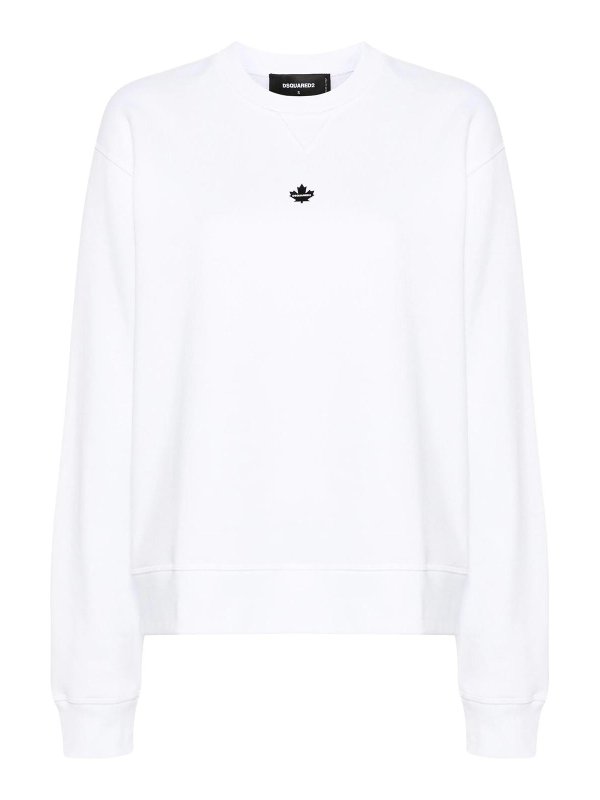 DSQUARED2: スウェット＆セーター - スウェットシャツ/セーター - 白