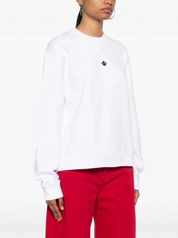 The Best Shops DSQUARED2: スウェット＆セーター - スウェットシャツ/セーター - 白