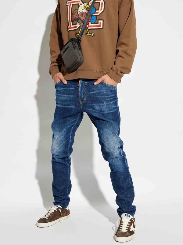 DSQUARED2: Straight Leg Jeans online - Straight Leg Jeans - Dunkelblau