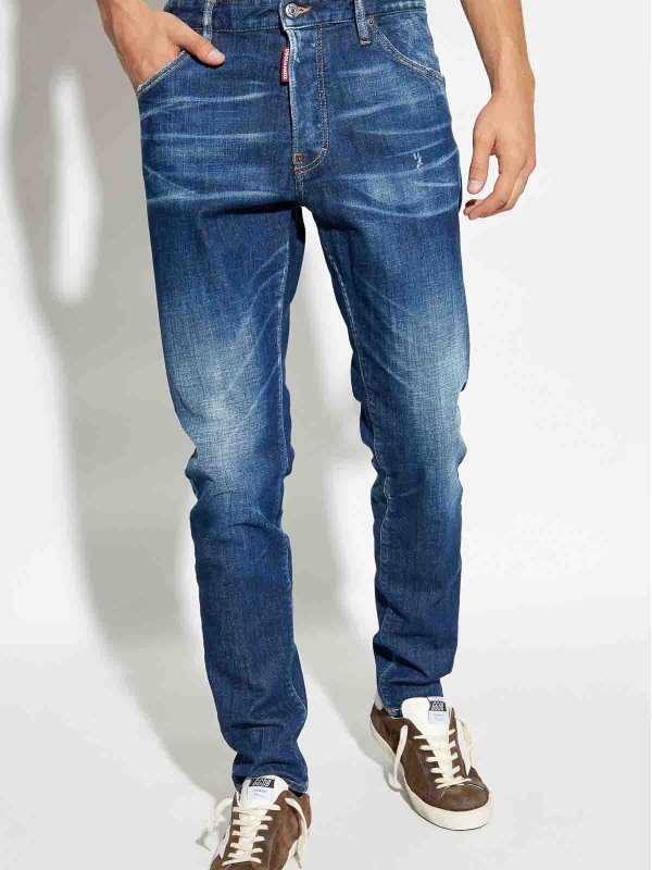 The Best Shops DSQUARED2: Straight Leg Jeans - Straight Leg Jeans - Dunkelblau