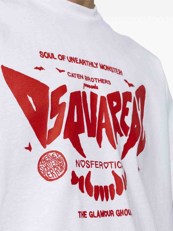 DSQUARED2 buy online Logo-Print Cotton T-Shirt