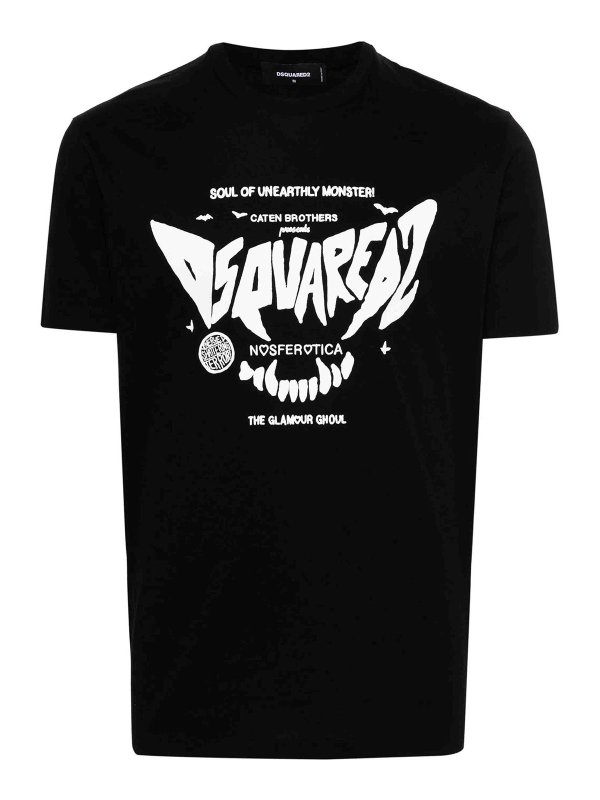 DSQUARED2: T-shirts - T-Shirt - Schwarz
