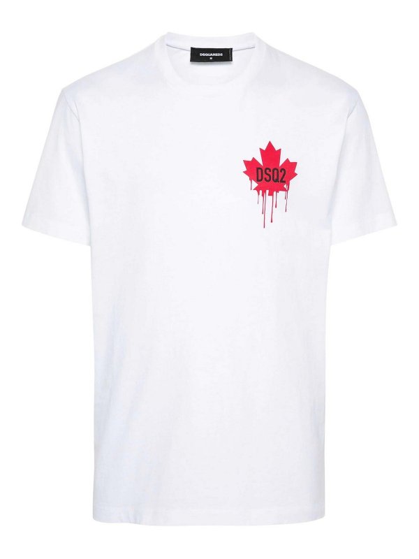 DSQUARED2: t-shirts - Cool Fit Cotton T-Shirt