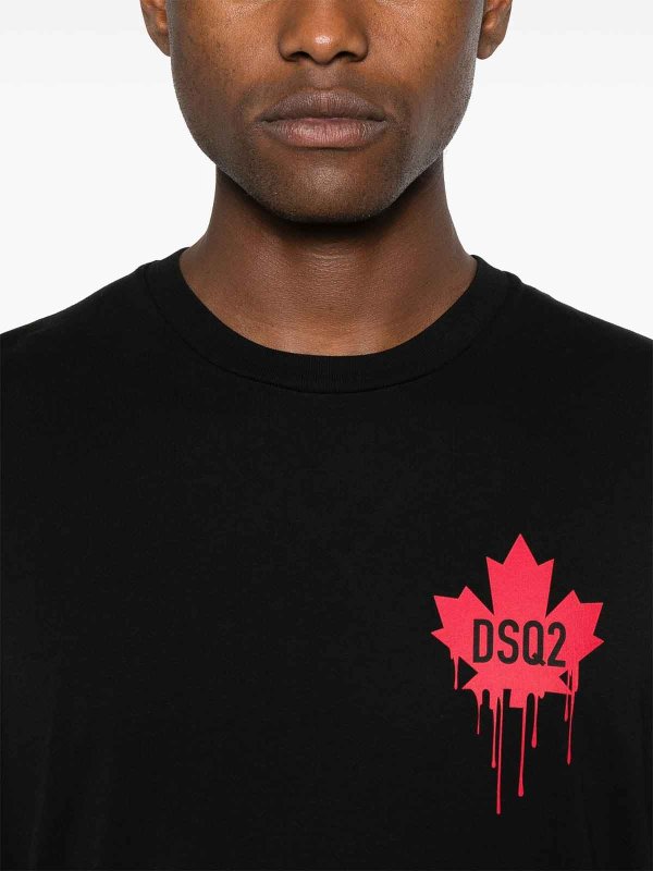 DSQUARED2 buy online Logo-Print Cotton T-Shirt