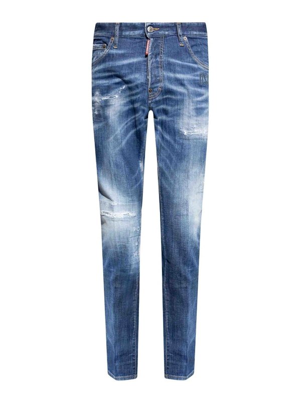 DSQUARED2: Bootcut - Bootcut Jeans - Dunkelblau