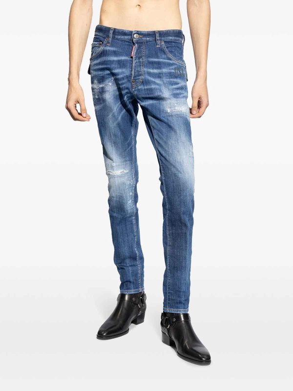 The Best Shops DSQUARED2: Bootcut - Bootcut Jeans - Dunkelblau