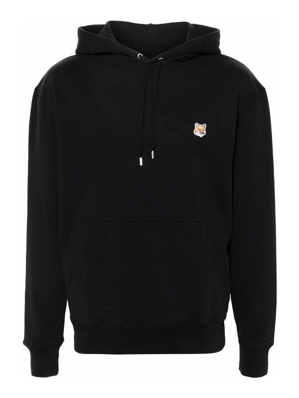 MAISON KITSUNÉ: Sweatshirts & Pulls - Sweat-Shirts - Noir