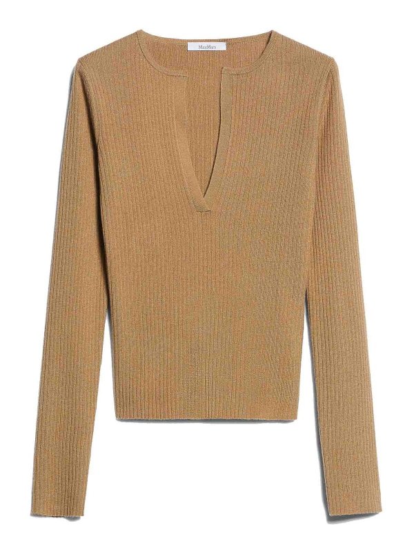 Max Mara: Tops & Tank tops - Urlo Cashmere And Silk Jumper